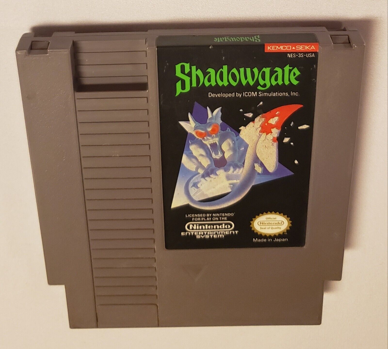 Shadowgate (Nintendo Entertainment System, 1989) authentic & tested