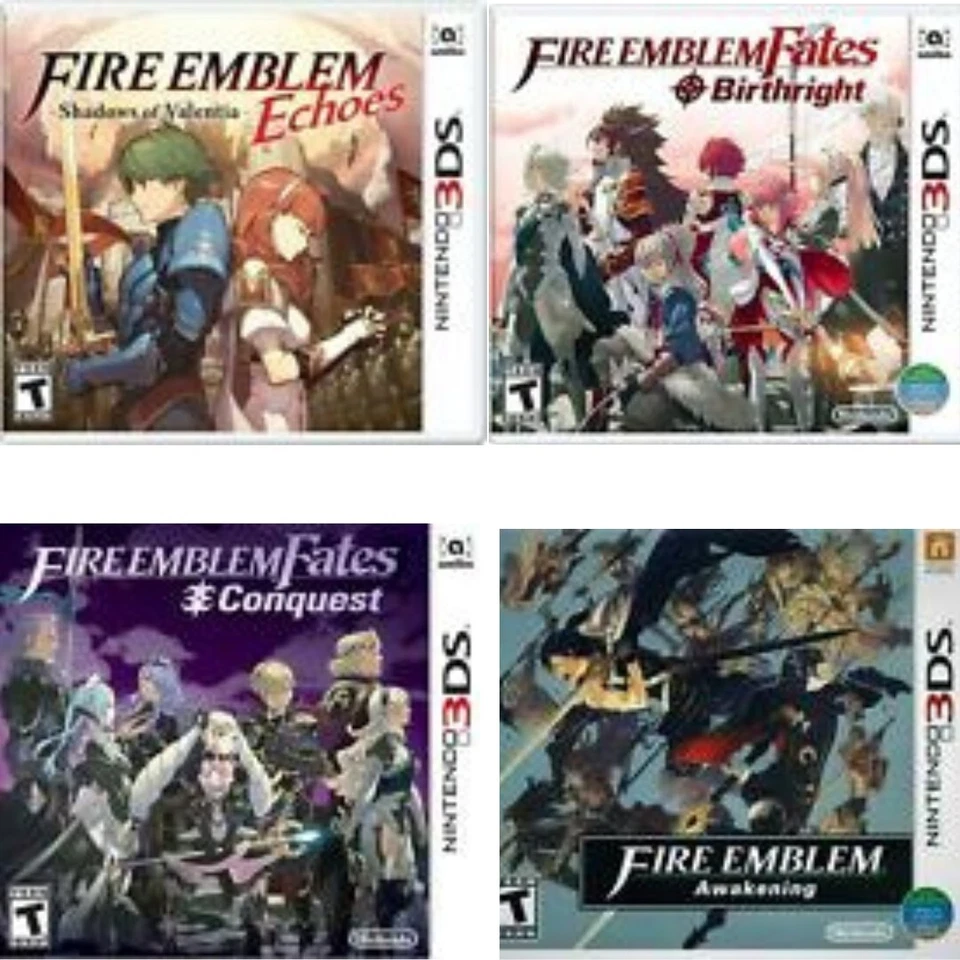 Fire Emblem Echoes: Shadows of Valentia & Fates: Birthright & Conquest + Bundle - Image 1 of 4