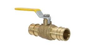 10 Pcs XFITTING Pex A Ball Valve, 1" x 1", Brass, F1960, Expansion Ball Valve - Picture 1 of 9
