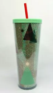 Starbucks 2020 Holiday Christmas Tree Tumbler Venti Plum Red 24oz FREE Ship - Picture 1 of 2