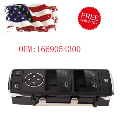 1669054300 para Mercedes-Benz B250e 2016 interruptor principal de ventana eléctrica del lado del conductor Foto 1 de 4
