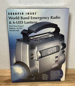 Emergency AM/FM Radio 10 Station Shortwave Band 6 LED Lantern Hand Crank AC/DC - Picture 1 of 6