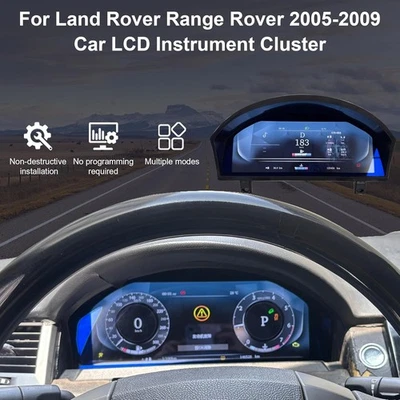 Para Range Rover Sport 2005-2009 Coche LCD Tablero Digital Panel Pantalla Foto 1 de 4