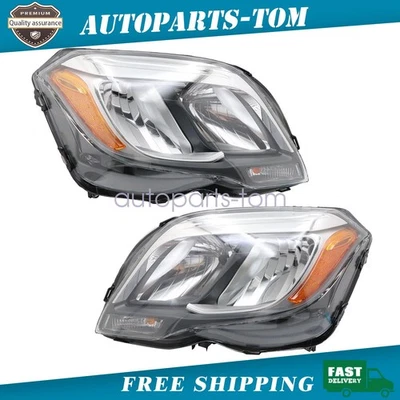 Juego de faros laterales izquierdo y derecho para Mercedes Benz GLK250 GLK350 13-15 sin bombilla Foto 1 de 4