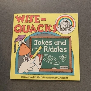 Vtg 1988 Wise Quacks by Jim Wolf Duck Complete Original Stickers Book J Corbitt - Picture 1 of 5