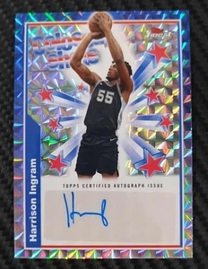 2025 Topps Finest Harrison Ingram Geometric Refractor AUTO Rookie SPURS #BSA-HI - Bild 1 von 4