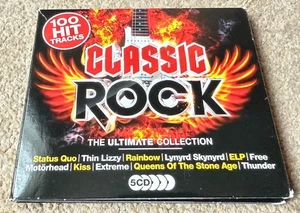 Classic Rock: the Ultimate Collection by Various Artists (2017) 5CD Digipak Case - Picture 1 of 2