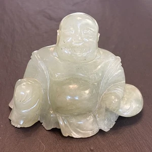 Nephrite Jade Buddha 3.5” 220g - Picture 1 of 15