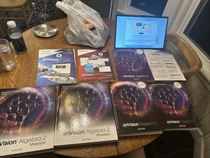 enVision Math Algebra 2 Teachers Edition Grade 8-12 COMPLETE SET With Workbooks - Picture 1 of 23