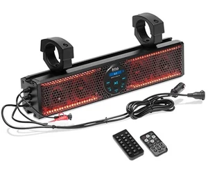 Boss Audio BRT17SLR Slim Bluetooth Sound Bar 17" Powersports UTV IPX5 + Remote - Picture 1 of 3