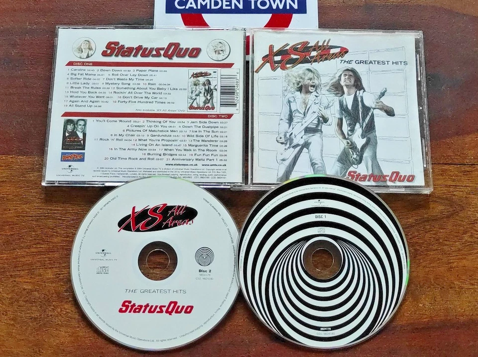 Status Quo - Xs All Areas The Greatest Hits 2X Cd Ottimo - Immagine 1 di 1