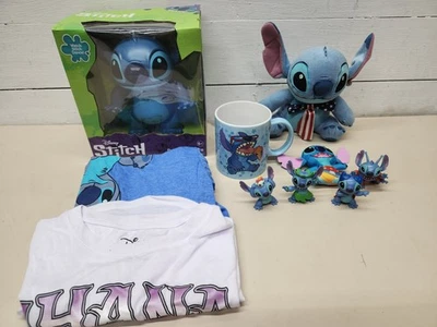 迪士尼 Stitch 收藏品 批量:跳舞人偶,20 盎司马克杯,乙烯基玩具蛋糕装饰 — 第 1/4 张图片