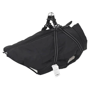 vidaXL Hundemantel mit Geschirr Wasserdicht Reflektierend Schwarz 6XL - Bild 1 von 5