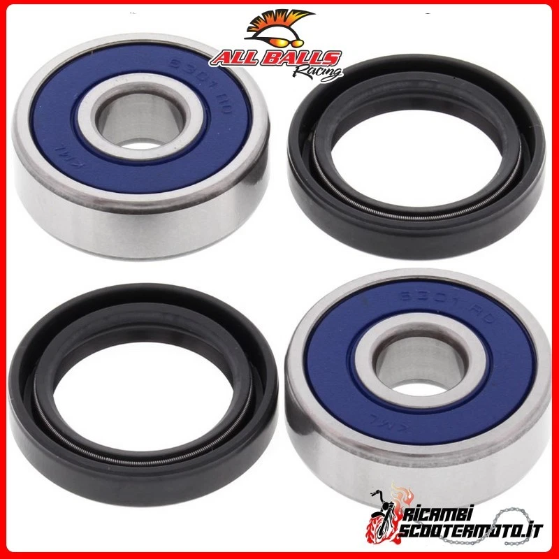 JUEGO DE COJINETE DE RUEDA DELANTERA All Balls Honda XR 75 1974 25-1300#89 Foto 1 de 1