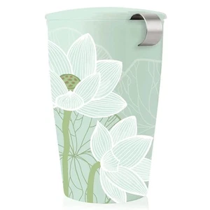 New TEA FORTE Lotus Steeping Kati Cup With Infuser Size 12 oz. - Picture 1 of 5