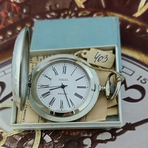Vintage Taschenuhr UdSSR RAKETA Quartz 2356 SU SEHR SELTENE SOWJETISCHE Armbanduhr - Bild 1 von 24