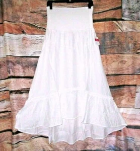 Neu mit Etikett neu Fresh Produce Joanna wandelbarer Rock/Kleid weiß Large 84 $ - Bild 1 von 3