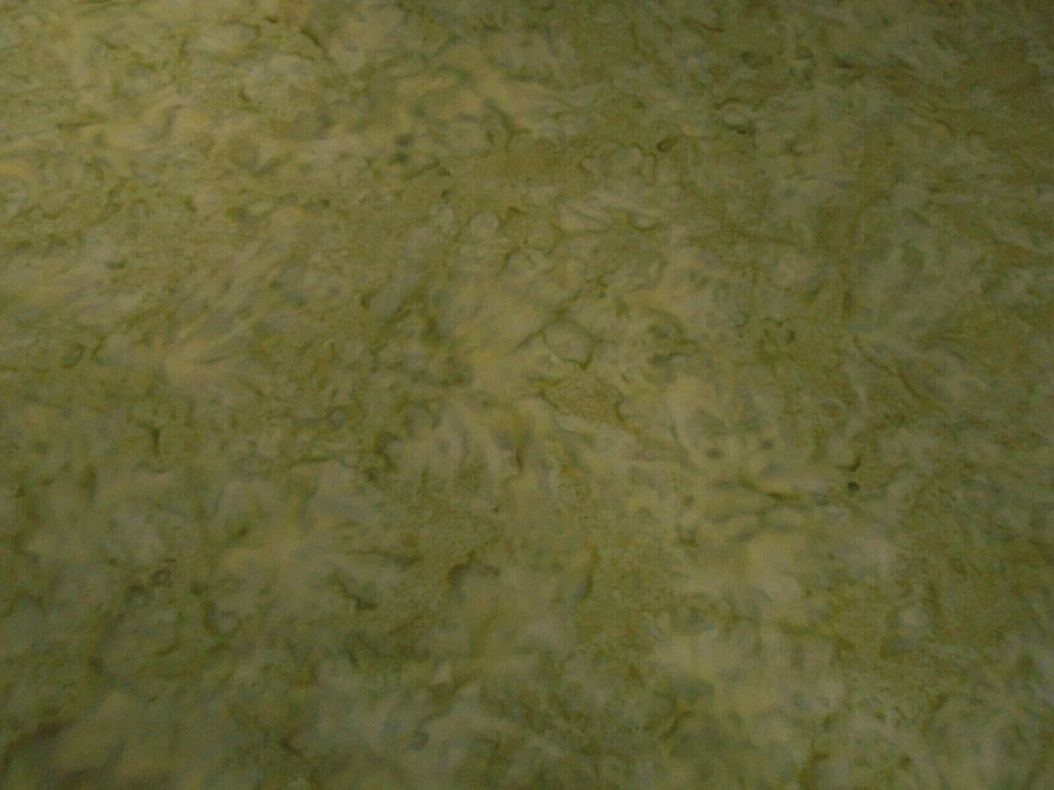 Batik Fabric By The Half-Yard Dusty Green & Touch of Gray Hand-Dyed Cotton #23 - Image 1 of 1