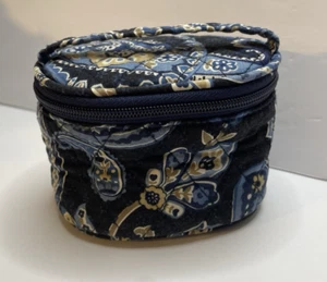 RETIRADO Vera Bradley WINDSOR NAVY Miniatura Tren Estuche Viaje Joyería Bolso - Imagen 1 de 8