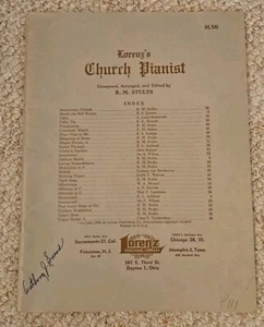 Lorenz's Church Pianist RM Stults Sheet Music Book 1928 Sacred Music Piano ** - Picture 1 of 16
