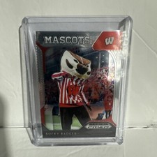 2019 Prizm Draft Picks Bucky Badger Mascot Card- Wisconsin