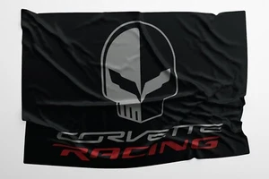 Chevrolet Corvette Racing Car Flag Banner 3x5 ft Garage Camaro Chevy - Picture 1 of 5