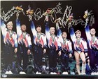1996 US Olympic Gymnastics Gold Medal Team Magnificent 7 signed 16x20 photo BAS