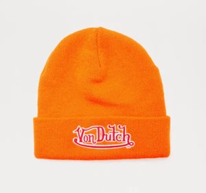 Gorro gorro bordado naranja Von Dutch - Imagen 1 de 1
