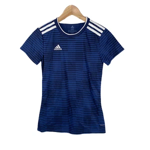 Camiseta de fútbol Adidas Climalite Condivo 18 para mujer talla 2XS azul marino nueva $50 - Imagen 1 de 8