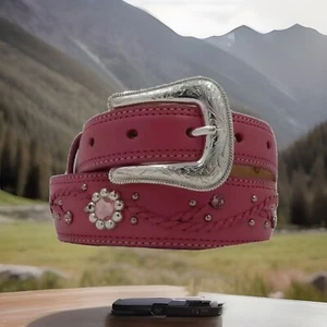 Justin LAZY DAISY Belt Size 28 NWT C20391 List $56 Rare Find! - Picture 1 of 10