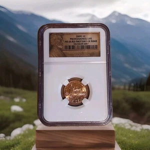 2009 Professional Life Lincoln Cent NGC MS-66 RD First Day of Issue - Picture 1 of 2