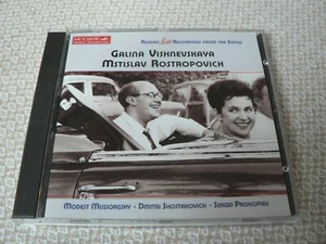 Vishnevskaya, Rostropovich - Russian Live Recordings From The Sixties - CD BMG - Picture 1 of 2
