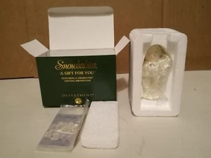 Snowbabies A Gift for You July Figurine Swarovski Crystal Ruby Red in a Box - Picture 1 of 7