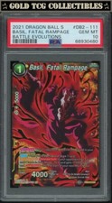 PSA 10 ⭐️ SR Basil Fatal Rampage DB2-111 Card Super DBS Z DBZ Heroes
