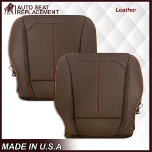 Ford F250 F350 King Ranch 2017 2018 2019 2020 2021 22 cubierta de asiento inferior de cuero - Imagen 1 de 17