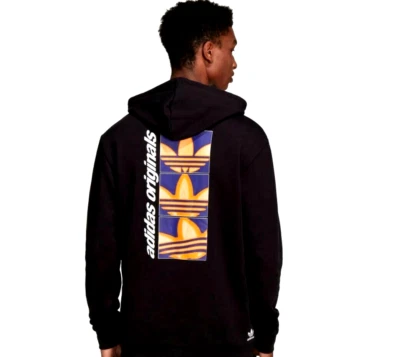 NEW MENS ADIDAS ORIGINALS YUNG 2K TREFOIL PULLOVER HOODIE ~SIZE Small - Image 1 of 4