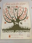 First Suite For Piano  by Richard Johnston   1965      music 5B1
