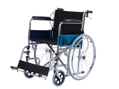 Wheel Chair Wheelchair Easy Folding 24 Inch Wheels Lightweight Mobility Portable - image 1 of 4