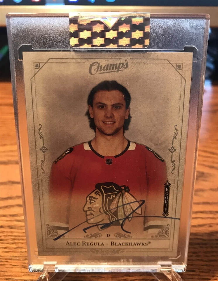 2020-21 Upper Deck Clear Cut Champs Rookie Autographs ALEC REGULA #C-RE RC Auto - Image 1 of 1