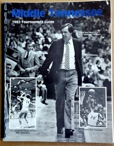 1982 Middle Tennessee Men's Basketball Tournament Media Guide - Picture 1 of 2