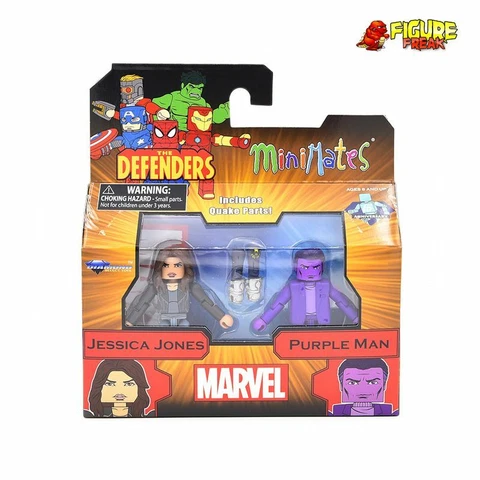 Marvel Minimates Series 75 Jessica Jones & Purple Man Cover