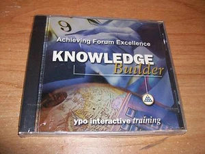 YPO Knowledge Builder Achieving Forum Excellence CD ROM Interactive Training NEW - Picture 1 of 2