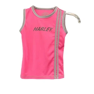 Harley Davidson Girls Size 5 Pink Gray Athletic Tank Biker Motorcycle - Picture 1 of 2