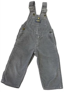 Vintage Osh Kosh B'Gosh Vestback Overall Boys Size 24 Month Corduroy Made In USA - Picture 1 of 7