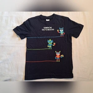 Gymboree Outlet boys size 4 short sleeve navy snack shirt NWOT mark on tag - Picture 1 of 3