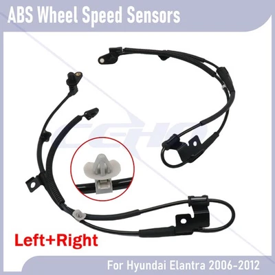 Sensores de velocidad de rueda ABS delanteros 2 piezas izquierda y derecha para Hyundai Elantra 2006-2012 Foto 1 de 4