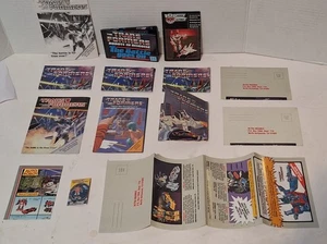 Póster vintage de los catálogos G1 Transformers 1984-1986 formas de pedido brilla en la oscuridad ¡Raro! - Imagen 1 de 21