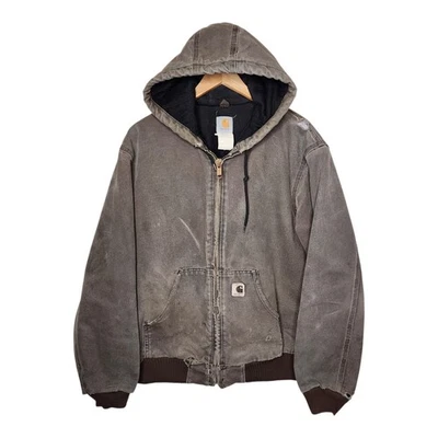 Vintage Carhartt Jacket J130 CHT Faded Distressed 90s Y2K Men's Large  - Image 1 of 4