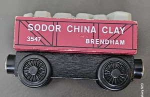 Sodor Red China Tonwagen Thomas Holzeisenbahn 2001 - Bild 1 von 13