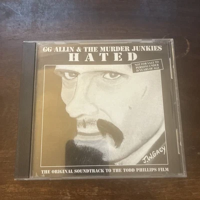 GG Allin Hated Soundtrack Cd Foto 1 de 4